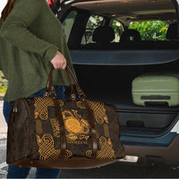 Personalized Brecknockshire Sir Frycheiniog Travel Bag Gold Brecon Beacons Mountain Celtic-inspired - Wonder Print Shop