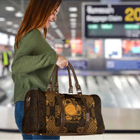 Personalized Brecknockshire Sir Frycheiniog Travel Bag Gold Brecon Beacons Mountain Celtic-inspired - Wonder Print Shop
