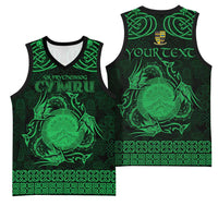 Personalized Brecknockshire Sir Frycheiniog Basketball Jersey Green Brecon Beacons Mountain Celtic-inspired - Wonder Print Shop