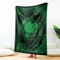 Personalized Brecknockshire Sir Frycheiniog Blanket Green Brecon Beacons Mountain Celtic-inspired - Wonder Print Shop