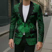 Personalized Brecknockshire Sir Frycheiniog Blazer Green Brecon Beacons Mountain Celtic-inspired - Wonder Print Shop