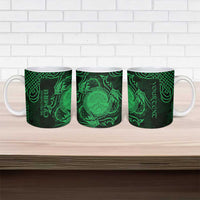 Personalized Brecknockshire Sir Frycheiniog Ceramic Mug Green Brecon Beacons Mountain Celtic-inspired - Wonder Print Shop