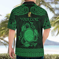 Personalized Brecknockshire Sir Frycheiniog Hawaiian Shirt Green Brecon Beacons Mountain Celtic-inspired - Wonder Print Shop