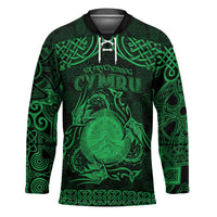 Personalized Brecknockshire Sir Frycheiniog Hockey Jersey Green Brecon Beacons Mountain Celtic-inspired - Wonder Print Shop