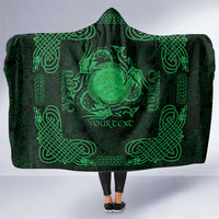 Personalized Brecknockshire Sir Frycheiniog Hooded Blanket Green Brecon Beacons Mountain Celtic-inspired - Wonder Print Shop