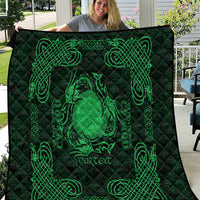Personalized Brecknockshire Sir Frycheiniog Quilt Green Brecon Beacons Mountain Celtic-inspired - Wonder Print Shop