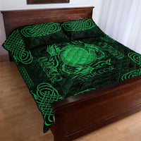 Personalized Brecknockshire Sir Frycheiniog Quilt Bed Set Green Brecon Beacons Mountain Celtic-inspired - Wonder Print Shop