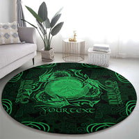 Personalized Brecknockshire Sir Frycheiniog Round Carpet Green Brecon Beacons Mountain Celtic-inspired - Wonder Print Shop