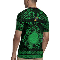 Personalized Brecknockshire Sir Frycheiniog Rugby Jersey Green Brecon Beacons Mountain Celtic-inspired - Wonder Print Shop
