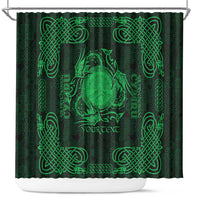 Personalized Brecknockshire Sir Frycheiniog Shower Curtain Green Brecon Beacons Mountain Celtic-inspired - Wonder Print Shop