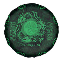 Personalized Brecknockshire Sir Frycheiniog Spare Tire Cover Green Brecon Beacons Mountain Celtic-inspired - Wonder Print Shop