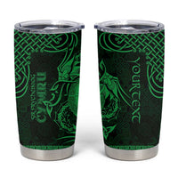 Personalized Brecknockshire Sir Frycheiniog Tumbler Cup Green Brecon Beacons Mountain Celtic-inspired - Wonder Print Shop