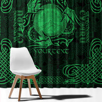 Personalized Brecknockshire Sir Frycheiniog Window Curtain Green Brecon Beacons Mountain Celtic-inspired - Wonder Print Shop