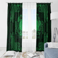 Personalized Brecknockshire Sir Frycheiniog Window Curtain Green Brecon Beacons Mountain Celtic-inspired - Wonder Print Shop