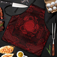 Personalized Brecknockshire Sir Frycheiniog Apron Red Brecon Beacons Mountain Celtic-inspired - Wonder Print Shop