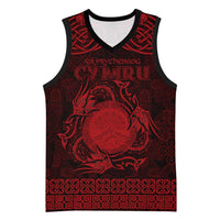 Personalized Brecknockshire Sir Frycheiniog Basketball Jersey Red Brecon Beacons Mountain Celtic-inspired - Wonder Print Shop