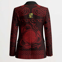 Personalized Brecknockshire Sir Frycheiniog Blazer Red Brecon Beacons Mountain Celtic-inspired - Wonder Print Shop