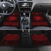 Personalized Brecknockshire Sir Frycheiniog Car Mats Red Brecon Beacons Mountain Celtic-inspired - Wonder Print Shop