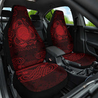 Personalized Brecknockshire Sir Frycheiniog Car Seat Cover Red Brecon Beacons Mountain Celtic-inspired - Wonder Print Shop