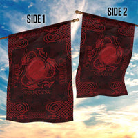 Personalized Brecknockshire Sir Frycheiniog Garden Flag Red Brecon Beacons Mountain Celtic-inspired - Wonder Print Shop