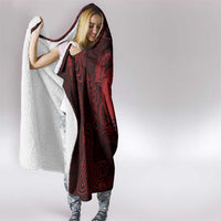 Personalized Brecknockshire Sir Frycheiniog Hooded Blanket Red Brecon Beacons Mountain Celtic-inspired - Wonder Print Shop