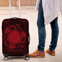 Personalized Brecknockshire Sir Frycheiniog Luggage Cover Red Brecon Beacons Mountain Celtic-inspired - Wonder Print Shop