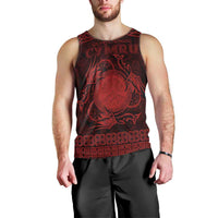 Personalized Brecknockshire Sir Frycheiniog Men Tank Top Red Brecon Beacons Mountain Celtic-inspired - Wonder Print Shop
