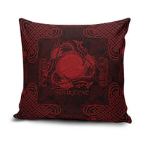Personalized Brecknockshire Sir Frycheiniog Pillow Cover Red Brecon Beacons Mountain Celtic-inspired - Wonder Print Shop
