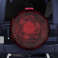 Personalized Brecknockshire Sir Frycheiniog Spare Tire Cover Red Brecon Beacons Mountain Celtic-inspired - Wonder Print Shop