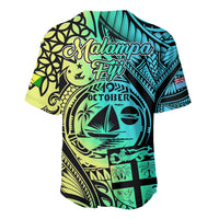 Malampa Fiji Day Baseball Jersey Vanuatu Sand Drawing With Polynesian Pattern LT9 - Wonder Print Shop