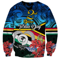 Torba Vanuatu Sweatshirt Sand Drawing With Polynesian Pattern - Wonder Print Shop