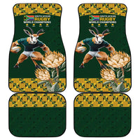 South Africa Rugby History World Champions Car Mats Springboks Make History LT9 - Wonder Print Shop