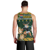 South Africa Rugby History World Champions Men Tank Top Springboks Make History - Wonder Print Shop