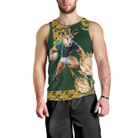 South Africa Rugby History World Champions Men Tank Top Springboks Make History - Wonder Print Shop