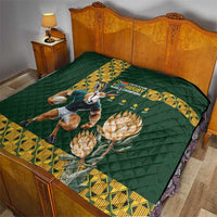 South Africa Rugby History World Champions Quilt Springboks Make History - Wonder Print Shop