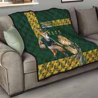South Africa Rugby History World Champions Quilt Springboks Make History - Wonder Print Shop
