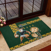 South Africa Rugby History World Champions Rubber Doormat Springboks Make History - Wonder Print Shop