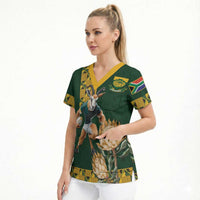 South Africa Rugby History World Champions Scrub Top Springboks Make History
