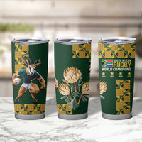 South Africa Rugby History World Champions Tumbler Cup Springboks Make History - Wonder Print Shop