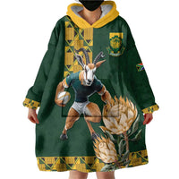 South Africa Rugby History World Champions Wearable Blanket Hoodie Springboks Make History - Wonder Print Shop