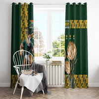South Africa Rugby History World Champions Window Curtain Springboks Make History - Wonder Print Shop