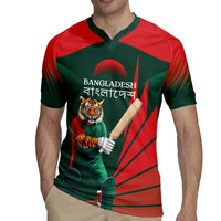 Bangladesh Cricket Custom Rugby Jersey The Tigers Mascot with Sporty Style - Wonder Print Shop