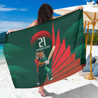 Bangladesh Cricket Custom Sarong The Tigers Mascot with Sporty Style - Wonder Print Shop