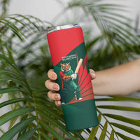 Bangladesh Cricket Custom Skinny Tumbler The Tigers Mascot with Sporty Style - Wonder Print Shop