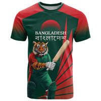 Bangladesh Cricket Custom T Shirt The Tigers Mascot with Sporty Style - Wonder Print Shop