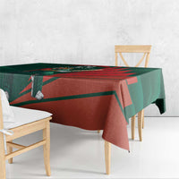 Bangladesh Cricket Custom Tablecloth The Tigers Mascot with Sporty Style - Wonder Print Shop