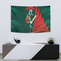 Bangladesh Cricket Custom Tapestry The Tigers Mascot with Sporty Style - Wonder Print Shop