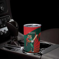 Bangladesh Cricket Custom Tumbler Cup The Tigers Mascot with Sporty Style - Wonder Print Shop