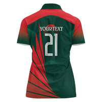 Bangladesh Cricket Custom Women Polo Shirt The Tigers Mascot with Sporty Style - Wonder Print Shop