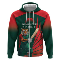 Bangladesh Cricket Custom Zip Hoodie The Tigers Mascot with Sporty Style - Wonder Print Shop